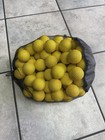 Yellow Practice Foam Golf Balls Lot In Black Mesh Drawstring Bag 100 Ct