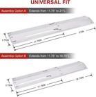 Universal Grill Heat Plates Tents Shields For Gas Grill     