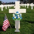Cemetery Vase For Grave Headstones With Metal Spike Flowers Fake Floral Holder
