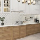 Soulscrafts 4x8  Beveled Peel   Stick Mirror Subway Tiles  26pc Box