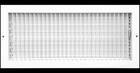 Hvac Premium Sv208 Hp 20  X 8  Adjustable Air Supply Diffuser Vent Cover - White