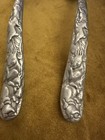 Vintage Arthur Court 1990 Rabbit Bunny   Grapes Serving Pieces Aluminum