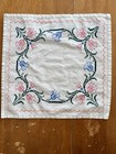 Vintage Handmade Crochet Cotton Doyli In White - 3 Piece Set