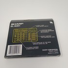 Sharp Electronic Organizer Memo Master El-6061 New Handheld Memo Master