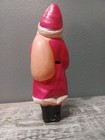 Vintage Christmas Celluloid Santa Claus   3 Reindeer Toy Figurine