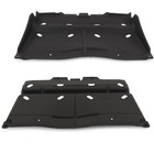 Engine Splash Shield Compatible With 2015-2020 Ford F150 With Gasoline Black