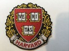Harvard University Vintage Embroidered Iron On Patch 3  X 3   