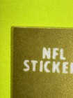 Detroit Lions Nfl Sticker Card 1983 Football Schedule 