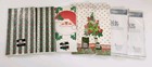 Large Lot Vintage Christmas Paper Napkins Plates Bowls Tablecloth Santa Ephemera
