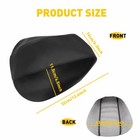 Leather Center Console Armrest Lid Cover For Ford Explorer 2011-2018 Black