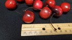 24 Pcs Artificial Lifelike Glass Cherries Red Black Fake Fruit Home Decoration