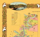 Map Plantations On The Mississippi River Fr  Natchez - New Orleans 1858 Poster
