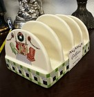 Cath Kidston Christmas Dolls House Toast Rack Stoneware   2704 