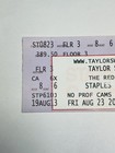 Taylor Swift 2013 Red Tour Staples Center La Floor Seat Unused Concert Ticket