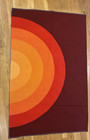 Int l Printworks Fabric Wallhanging Bullseye Vintage Retro Mid Century Art Deco