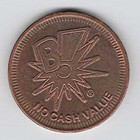 Vintage Boomers Gaming Token No Cash Value Antique Coin  2 