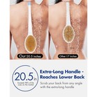 Back Scrubber Body Shower Brush  20 5       Extra Long Anti Slip Handle Bath Brush