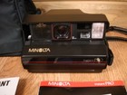 Minolta Instant Pro Camera W  Close Up Lens Manual Case Tested 10 Shots Left