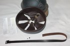 Leather Dark Brown Liner Helmet Adrian15  Chinstrap  Corrugated Spacers  Size 56