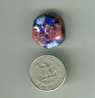 African Trade Beads Vintage Antique Venetian Old Glass Millefiori Tabular Bead