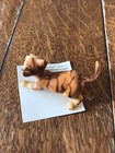 Retired Hagen Renaker New Papa Cat alley Orange W stripes Item  30461 New