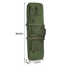 36  Tactical Double Rifle Bag Gun Range Padded Soft Carbine Backpack Carry Case