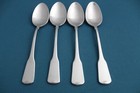 Oneida American Colonial Teaspoons  set Of 4  Satin Stainless Cube 6 