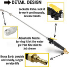 29   Sprayer Wand Replacement 1 4    3 8  Brass Barb Universal Stainless Sprayer