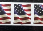Us Scott  5159  2017 Forever  Us Flag   Coil Strip Of 5  Plate  p1111 Mnh og 
