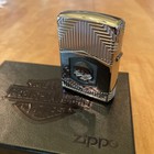 Zippo 49814 Limited Production 2022 Harley Davidson Armor Lighter   Flint Pack