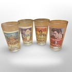 Set Of 4 Elvis Presley Drinking Glasses Rockabilly Memorabilia Tumbler