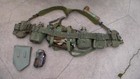 Old Us Desert Storm - Iraq War Butt Pack Backpack   M67 Suspender   Pouches Used