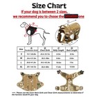 Tactical Training Dog Vest Dog Collar And Dog Leash Set With 12 Patches