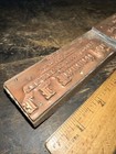 Vintage  printing Block      J l  Hammett School Supply House Boston    Early Block 