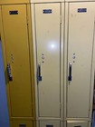 Set Of 6 Interior Brand Yellow Vintage Gym Lockers Clev Numbered 72   x27    11-3 4