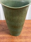 Vintage Mid Century Gunnar Nyland Rorstrand Sweden Turquoise Green Ceramic Vase