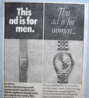 Rolex Oyster Perpetual Date   Woman s Bracelet Watch 1967 Newspaper Print Ad