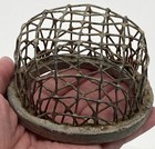 Vintage Wire Cage Flower Frog 3 5 rd Floral Arranger Circa 1930 s