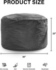 Large Bean Bag Chair 3ft Big Beanbag Adult Chair With Filler memory