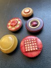 Vintage Celluloid Tight Top Shank Buttons Antique Early 1900s Button Lot