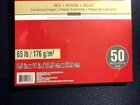 Recollections    Red    Cardstock Paper 8 5  X 11   50 Sheets