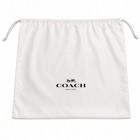 Coach New York Large White Satin Drawstring Handbag Dust Bag 23x19 Storage Cover