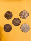 5 Coin Lot Of Morgan Silver Dollars  1884-o1891  1897-o  1901-o  1921
