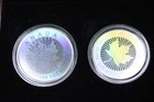 2003 Canada Silver Maple Leaf Hologram 5 Coin Coa W wood Box