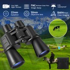 100x180 Zoom Binoculars Day Night Vision Bak4 Prism High Power Waterproof   Case