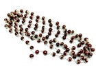 Natural Red Sandalwood Mala In Pure Silver Cap Wire 109 Beads Energized