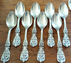Reed   Barton Francis I Sterling Silver Flatware For 8   5 Servers Newport Ri