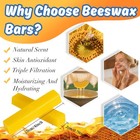 290g 10 23oz  Yellow Beeswax-bar - 12 Pcs Beeswax Block - Triple Filtered Wax
