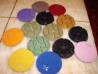 9 Pcs 3 Inch Wet dry Use Concrete Marble Granite Stonework Diamond Polishing Pad
