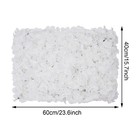 20pcs Flower Panel White Artificial Flower Wall Panel Flower Backdrop Wall Decor